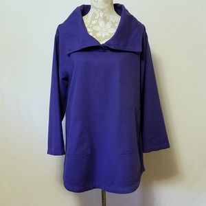 Soft Surroundings Athleisure Pull-Over Tunic Sz XS